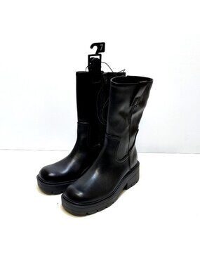 No Boundaries Lug Pull On Side Zip Boot 2.2" Heel True To Size WMNS US Sz 7 NWT